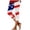 White2, variant on 4th of July Leggings for Women USA Patriotic American Flag 3D Graphic Capri High Waisted Lightweight Stretch Workout Capris