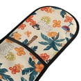 thumbnail image 2 of Dailycode Double Sided Oven Mitt with Loop Heat Resistant Kitchen Long Potholders 7" x 35" Cute Pug Dog and Flower, 2 of 6