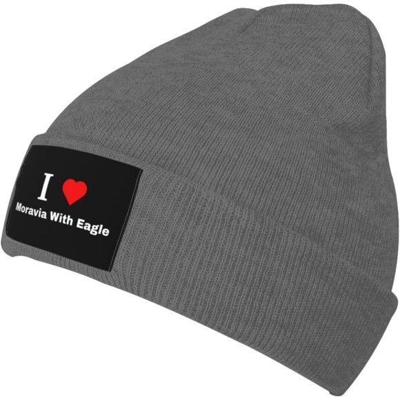 J'adore Moravia avec Aigle Tuque pour Hommes Femmes Chaude Douillette Bonnets Tricotés Tuque d'Hiver