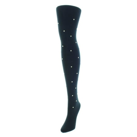 - MeMoi Studded Bling Opaque Tights Medium/Large / Black MF4 186