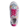 thumbnail image 5 of Wonder Nation Little Girl & Big Girl Canvas Bump Toe Sneakers, 5 of 6