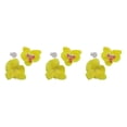 thumbnail image 4 of Ounissouiy 50 piezas de seda amplia gama de orquídeas artificiales para diversos entornos de decoración Bajo mantenimiento Elegante amarillo Type1 NO1, 4 of 6