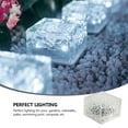 thumbnail image 2 of EeaseCA 1Pc Solar Powered Brick Light Waterproof LED Landscape Light for Garden White, 2 of 8