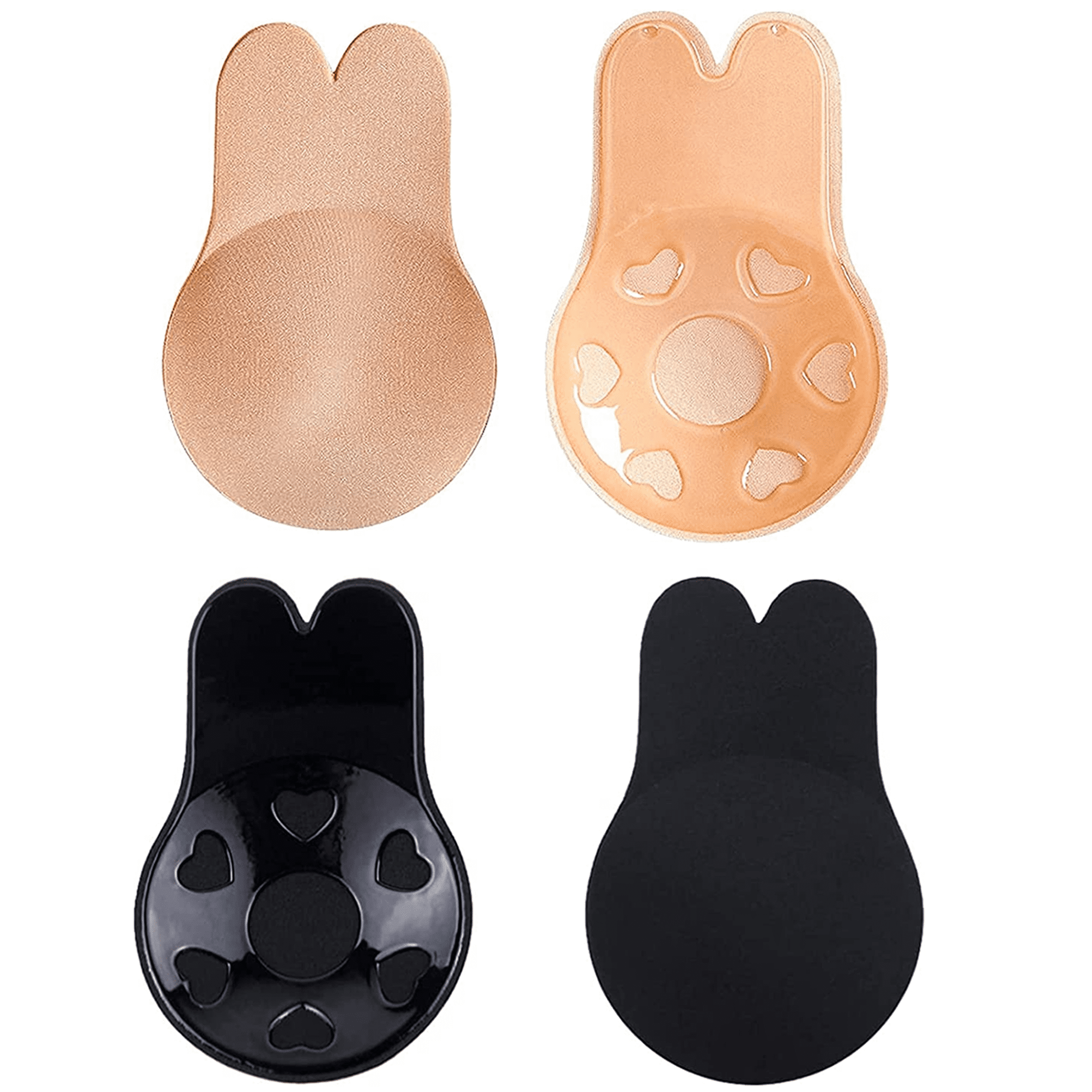 BIMEI 2 Pairs Women's Sticky Bra Invisible Lifting Adhesive Bra Breast