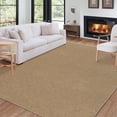 thumbnail image 2 of Geetinfly 10*13FT Area Rugs 1330Gsm 700Gsm Polypropylene Pineapple Ring Plain Washed Back Carpet-Modern-Sumeng Brown tone, 2 of 8
