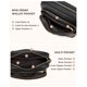 thumbnail image 4 of Bandolera CHOLISS, bolso de viaje acolchado RFID de piel vegana, 4 of 6