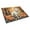 White, variant on 15 x 12 in. Unisex Pit Bull Terrier Fall Glass Cutting Board - Large