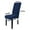 Black, variant on Unique Bargains Stretch Plush Short Dining Chair Cover Slipcovers Navy Blue