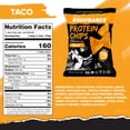 thumbnail image 6 of Natural Endurance Plant Based Protein Chips, Gluten-Free Healthy Protein Snacks, 12g Protein, Taco, 1.38 oz, 8-Pack, 6 of 8