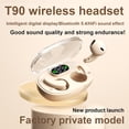 thumbnail image 6 of Hybrid Active Noise Cancelling Wireless Earbuds, 6 Mics Smart Noise Cancelling 55H Playtime, 32 Preset EQs via APP, Bluetooth 5.3 ENC AI Call Ear buds, IPX8 Waterproof Headphones with LED Display, 6 of 9