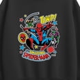 thumbnail image 2 of Marvel - Spider-Man Stickers - Women's Oversized Fleece Crew Sweatshirt, 2 of 4
