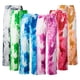 thumbnail image 3 of Mujeres Tie Dye Pantalones de pierna ancha Cintura ancha Bolsillo Pantalones suaves elásticos Pantal Abanopi borgoña/Grande, 3 of 7