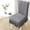 Gris Foncé, variante sur Nsxcdh Housses de Chaise pour Salle à Manger Housses Extensibles pour Chaise avec Jupe pour Protège-Sièges de Cuisine Décoration de Mariage et Banquet Tissu Spandex pour Enfants Lavable