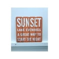 thumbnail image 1 of Coucher de Soleil en Bois Signe Décoration Murale, 1 of 1