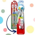 thumbnail image 2 of Colgate Kids My First Toothbrush, Extra Soft Baby Toothbrushes, 2 Pack, 2 of 6