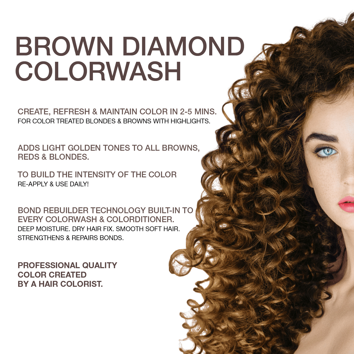 Brown Diamond Light Golden Brown® Colorwash Shampoo