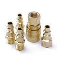 thumbnail image 3 of de Acopladores de Latón de 5 Piezas, Conector de de Aire, Enchufe de Herramientas NPT de 1/4 kusrkot Conector de manguera de aire, 3 of 8