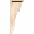 thumbnail image 3 of 7 1/2"W x 10"D x 26"H New Brighton Smooth Corbel w/Backplate, Douglas Fir, 3 of 9