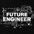 thumbnail image 2 of CafePress - Future Engineer Maternity T Shirt - Maternity Dark T-Shirt, 2 of 3