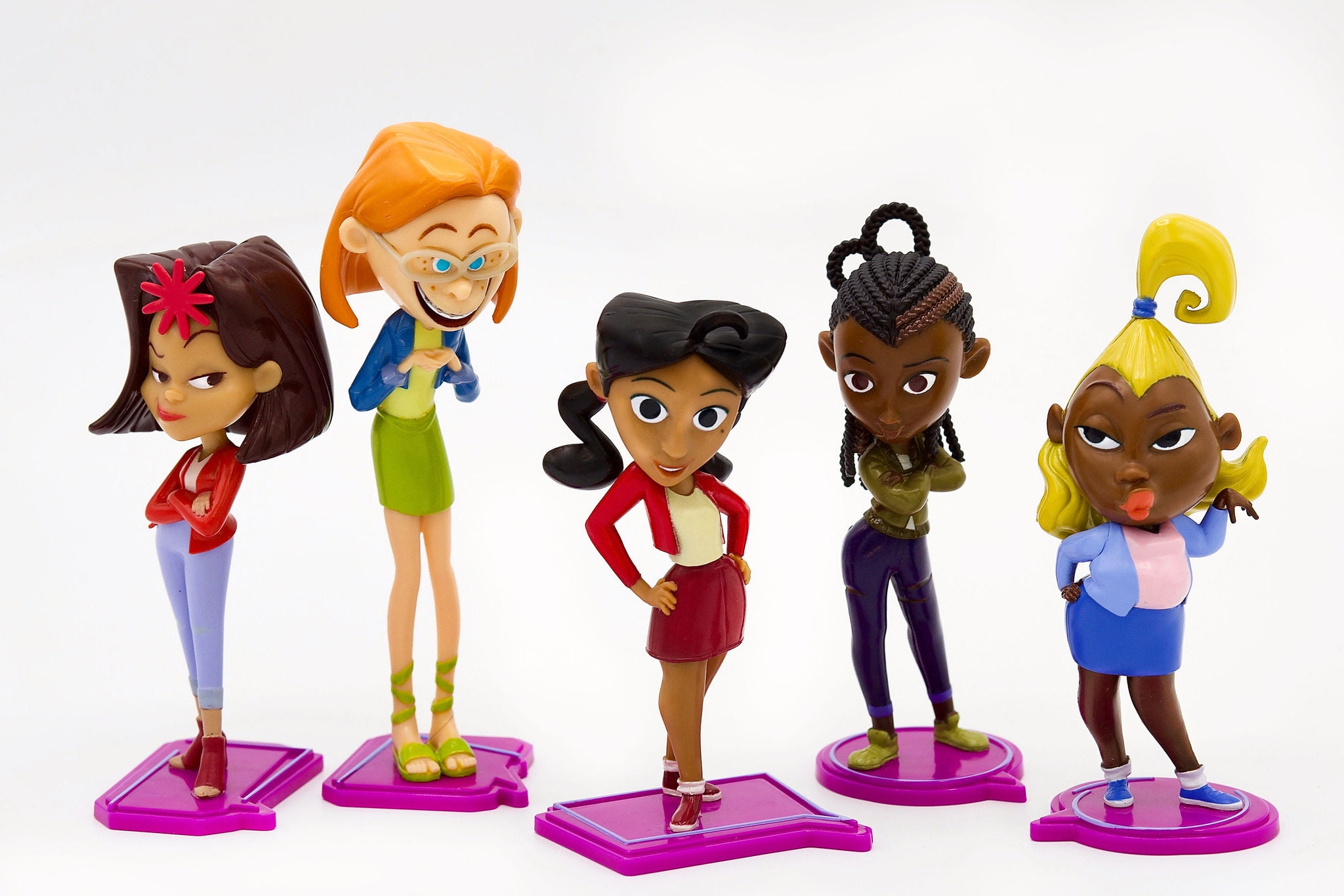 Fresh Dolls Disney The Proud Family Crew Figure Set 5pcs