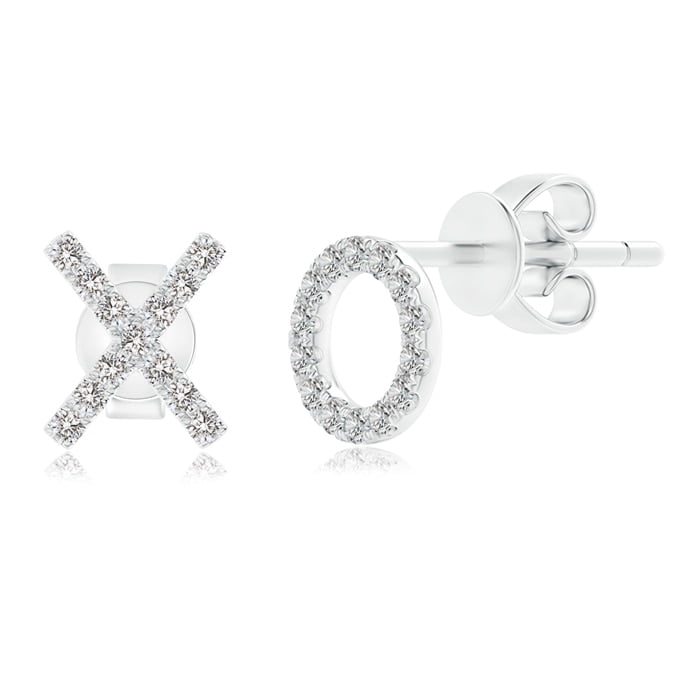 0.7mm Diamond Pave-Set Diamond XO Ring