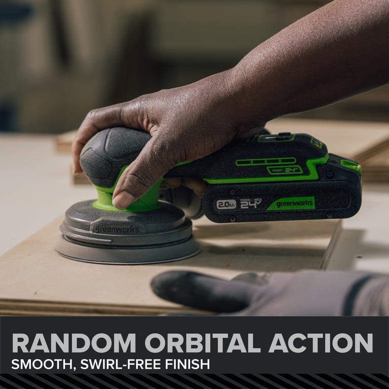 Greenworks Pro PowerAll 24V Brushless Random Orbit Sander, Tool