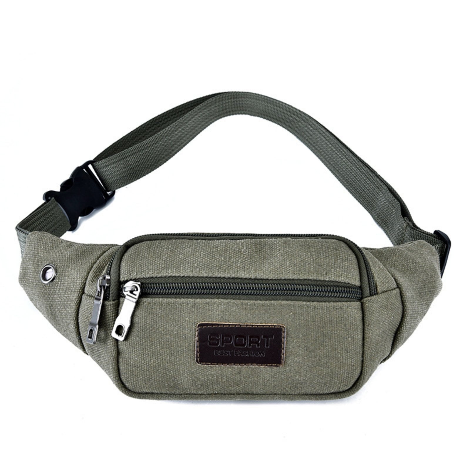 Sac Banane Course à Pied Cyclisme Randonnée - Fermeture éclair, Polyester, Vintage
