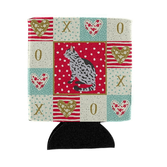 Carolines Treasures CK5785CC Serengeti Cat Love Can or Bottle Hugger Can Hugger multicolor