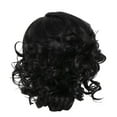 thumbnail image 2 of SUCS Wig Black Wave Synthetic Long Fashion Hair Wig Wigs Curly Women's wig, 2 of 5