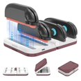 thumbnail image 1 of Foldable 4-Slot Charging Dock for Nintendo Switch 2 (Blue), 1 of 5