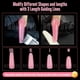 thumbnail image 5 of Nail Dual Forms NOVO OVO, forma cuadrada, cónica, para poligel, 150 unidades, 5 of 8