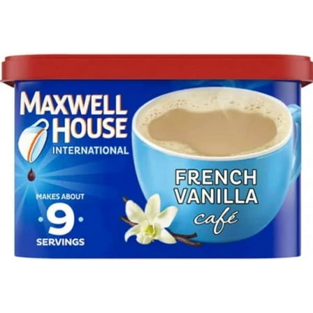2 Pack Maxwell House International Cafe French Vanilla Beverage Mix