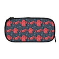 thumbnail image 3 of Vsdgher Rose Flowers Print Large Capacity Pencil Case Pouch with Zipper, Portable Aesthetic Big Capacity Pencil Cases Pen Office Travel Stationery Bag, 3 of 8
