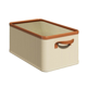 thumbnail image 5 of Contenedores de almacenamiento de ropa para armario con asas de PU, organizador de ropa con cajón plegable para organizar el armario de 18 l, 5 of 8