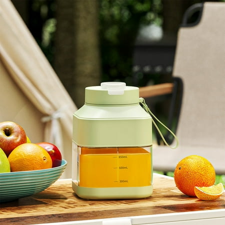 

Home Rechargeable Portable Fruit Large Capacity Wireless Ton Barrel Small Juicer Cup Orange Lime Lemon Grapefruit Juicer Squeezer Easy to Clean Portable Juicer
