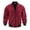 #618-Red, variant on Men's Faux Suede Bomber Jacket Casual Warm Zip Up Outerwear with Ribbed Trim Black L Gifts