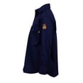 thumbnail image 5 of Flame Resistant Welding FR Shirt - 100% C - Light Weight - 7 oz (4XLarge, Navy Blue), 5 of 6