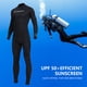 thumbnail image 4 of Traje de buceo para hombre con cremallera Protector solar Ropa de piel de buceo Equipo de deportes acuáticos, 4 of 9