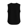 thumbnail image 4 of Mifsaly Womens Ribbed Sleeveless Tank Tops Casual Crewneck Muscle Shirts Summer Loose Fit Basic Activewear Undershirts Black,XL, 4 of 7