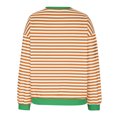 thumbnail image 5 of Youyipin Women Striped Sweatshirt Long Sleeve Shirts Crewneck Oversized Casual Pullover Top 2024 Fall Fashion Outfits Clothes, 5 of 5
