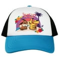 thumbnail image 1 of Pokemon Pikachu Eevee Sunny Days Snapback Trucker Hat, 1 of 5