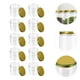 thumbnail image 5 of 10 PCS Frascos de plástico Botellas de boca anchas Tarras de té portátil Tarras de almacenamiento de plástico (transparentes), 5 of 6