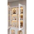 thumbnail image 2 of Librero Organizador Modernos 8 Capas Con Led Y 4 Puertas, 2 of 9