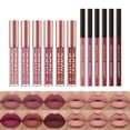 thumbnail image 2 of Xihbxyly Set de Brillo Labial, Brillo Labial Vibrante de 6 Colores, Delineador de Labios Suave de 6 Colores, Lápiz Labial Mate Antiadherente de Larga Duración, Rutina de Maquillaje Diaria, Regalo par, 2 of 7