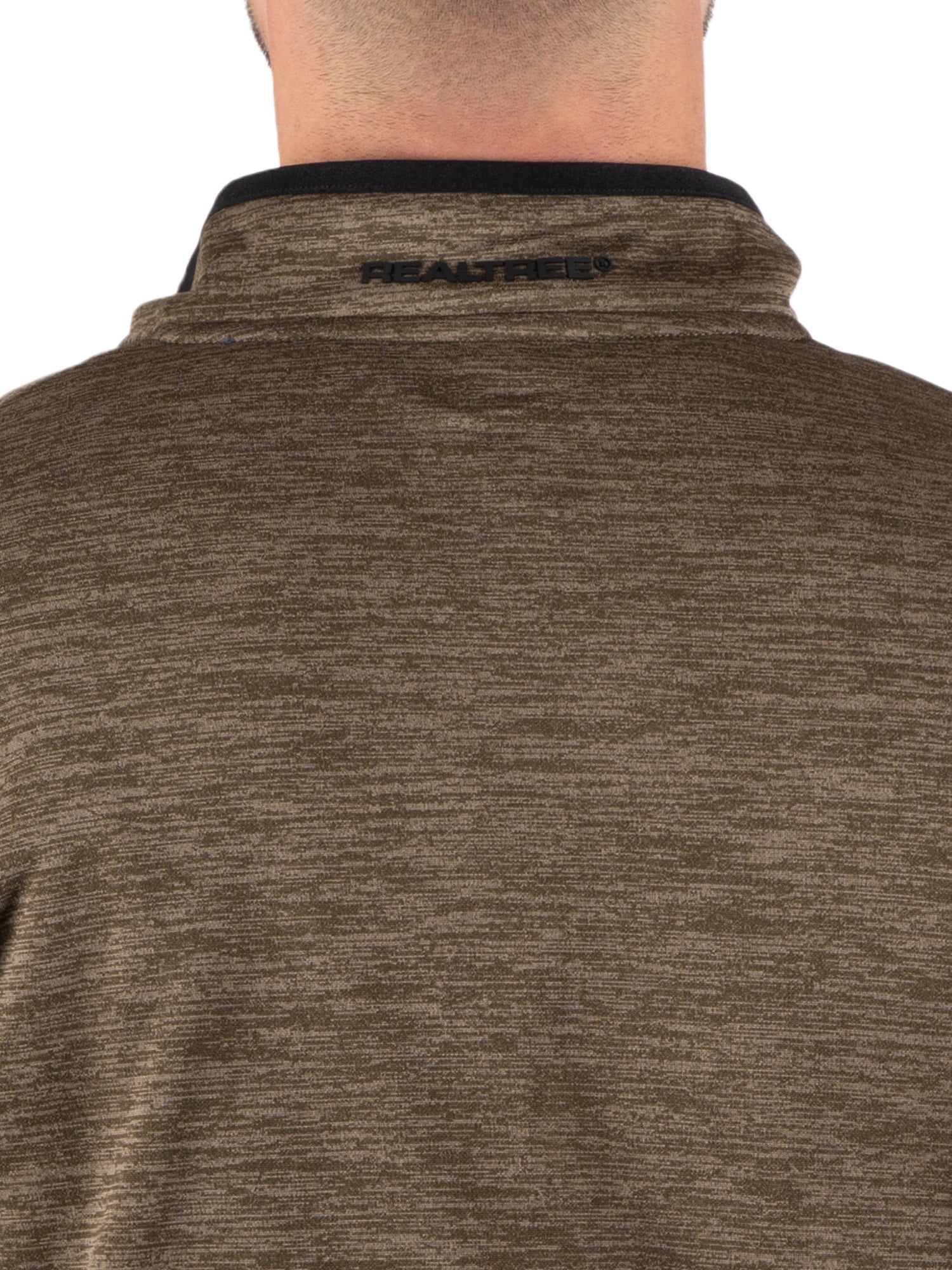 Realtree Men's Fleece Quarter Zip Pullover Sweatshirt, Sizes S-2XL