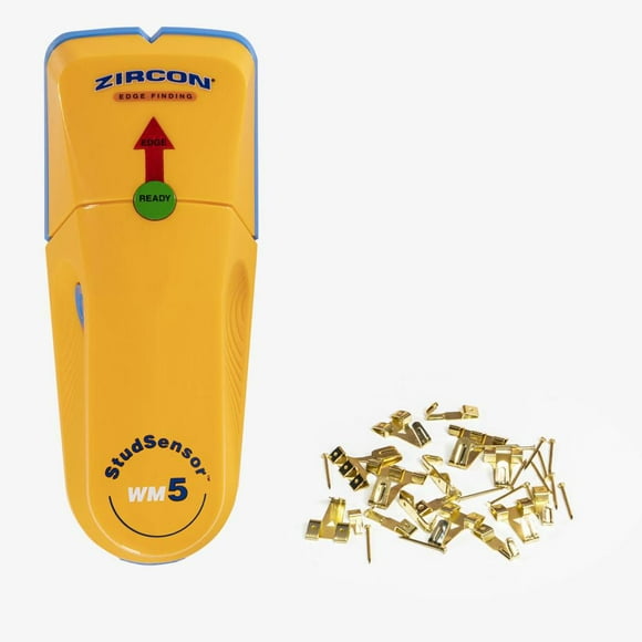 Zircon StudSensor WM5 with Picture Hanging Kit, Edge Finding Stud Finder with Picture Hanging Kit