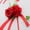 Red, variant on Elegant Wedding Car Decoration Set for Bridal Floats - 2 Pack Floral Decor for Front, Door Handles, and Rearview Mirror