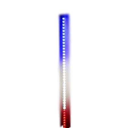 Red, White and Blue LED Lighted Whip