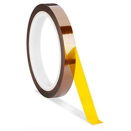 5 Pack Polyimide High-Temperature Resistant Tape Multi-Size F7M4 High Temp Tape 