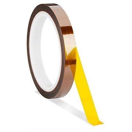Heat Resistant Tape Sublimation Tape High Temperature Tape Polyimide Film Adhesive Transfer Vinyl 1 2 X 100ft